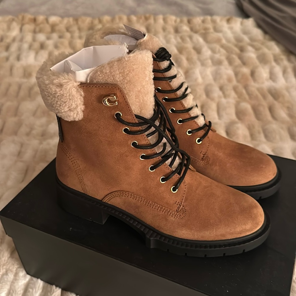 Coach Lorimer Suede Bootie